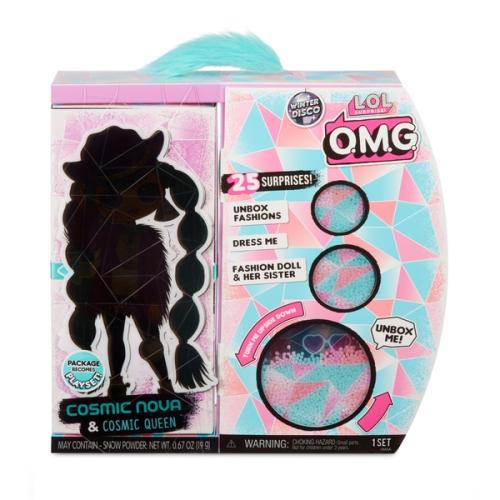 L.O.L. Surprise! O.M.G. Winter Disco Cosmic Nova Fashion Doll and Sister Coopers Candy
