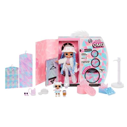 L.O.L. Surprise! O.M.G. Winter Disco Snowlicious Fashion Doll and Sister Coopers Candy