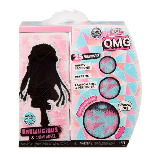 L.O.L. Surprise! O.M.G. Winter Disco Snowlicious Fashion Doll and Sister Coopers Candy