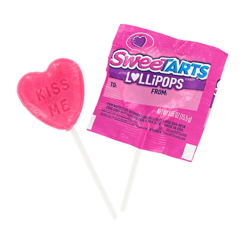 SweeTarts Valentines Lollipops 510g Coopers Candy