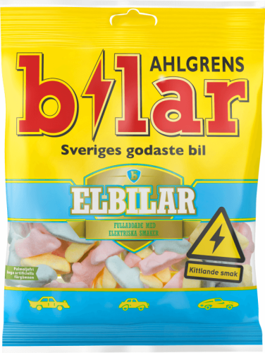 Ahlgrens bilar Elbilar 100g Coopers Candy