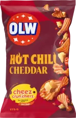 OLW Hot Chili Cheddar Chips 175g Coopers Candy