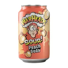 Warheads Sour Soda - Peach 355ml x 12st Coopers Candy