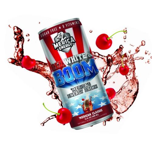 Merica Energy Red White & Boom - Merican Classic 480ml Coopers Candy
