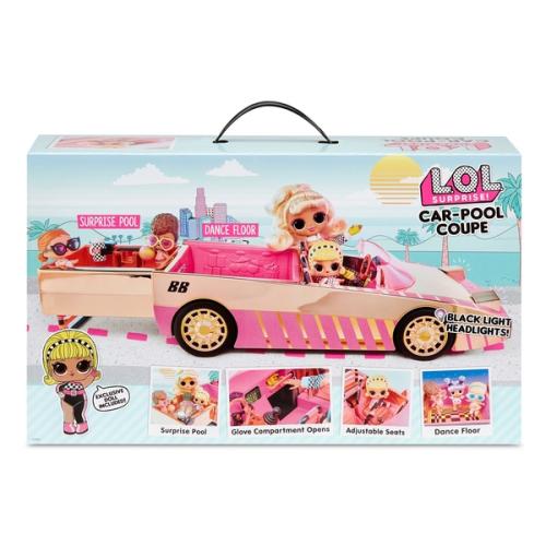 L.O.L. Surprise! Car-Pool Coupe with Exclusive Doll Coopers Candy