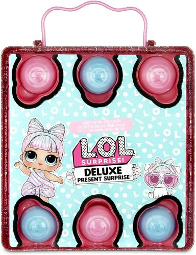 L.O.L. Surprise! Deluxe Present Surprise with Miss Partay Doll and Pet Coopers Candy