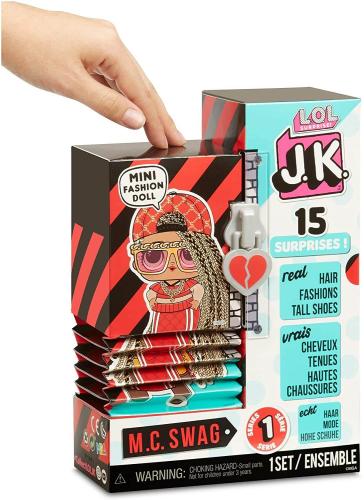 L.O.L. Surprise! J.K. Mini Fashion Doll - M.C. Swag Coopers Candy