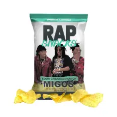 Rap Snacks Migos Sour Cream With A Dab Of Ranch 71g Coopers Candy