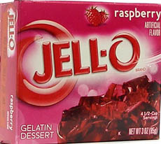 Jello Raspberry Coopers Candy