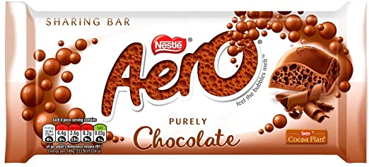 Aero Bubbly Milk Chocolate Bar 90g