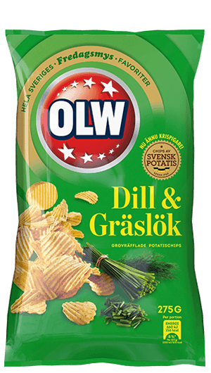 Olw Dill & Gräslök 175g Coopers Candy