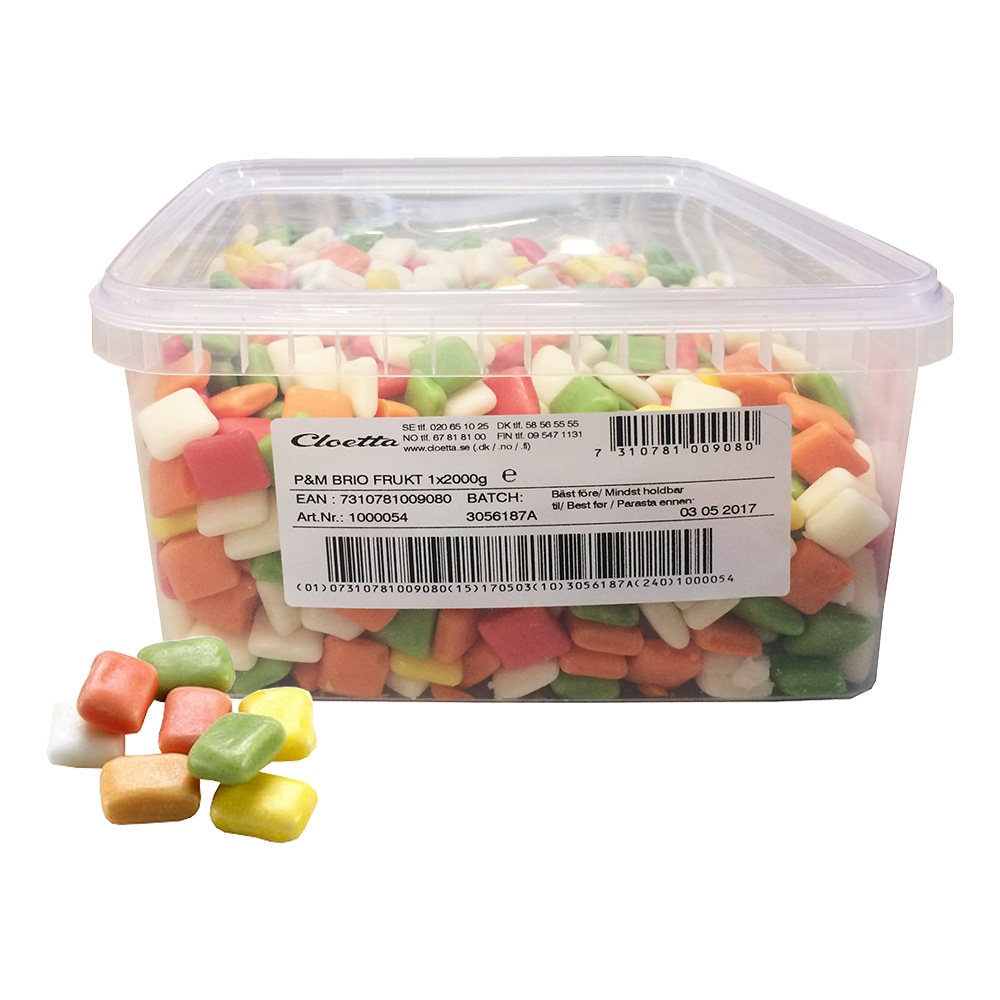 Brio Frukt Smågodt 2 kg