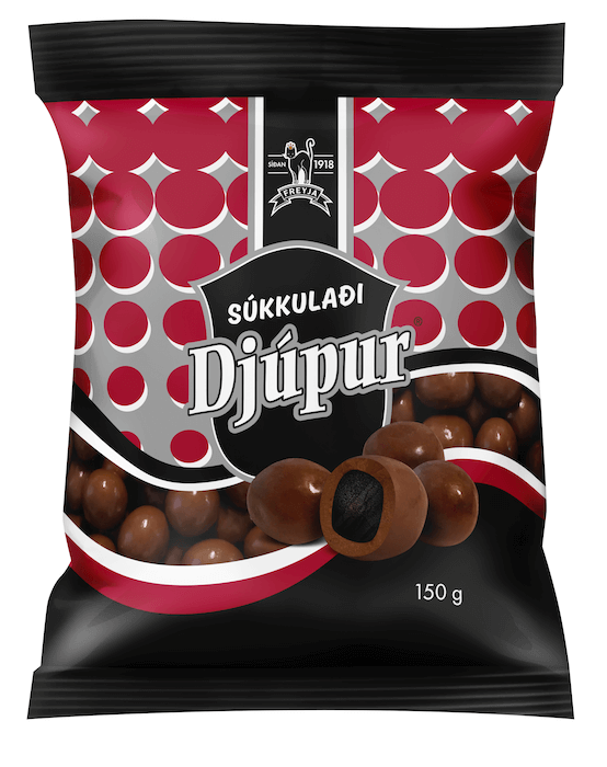 Freyja Súkkulaði Djupur 150g(BF:2024-11-07)