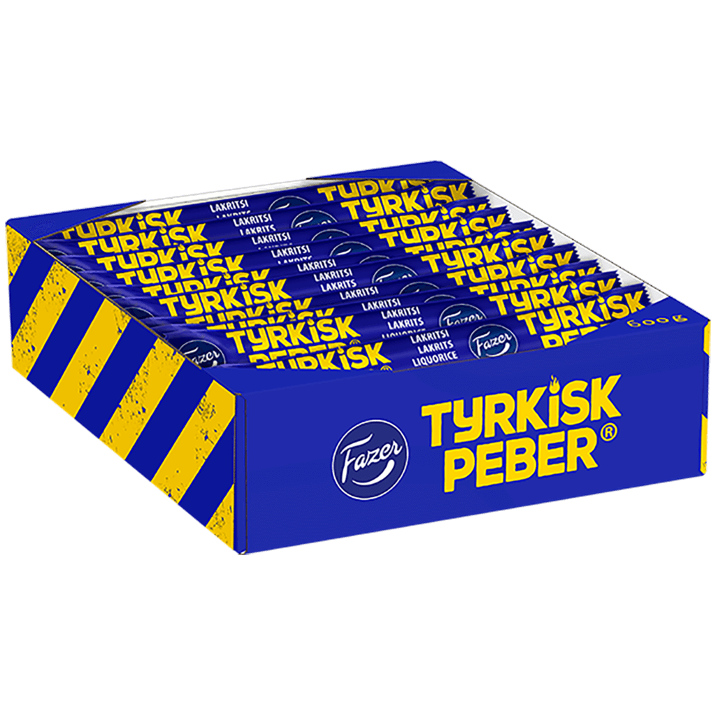 Fazer Tyrkisk Peber 20g x 30st (hel låda)(BF:2026-11-02)
