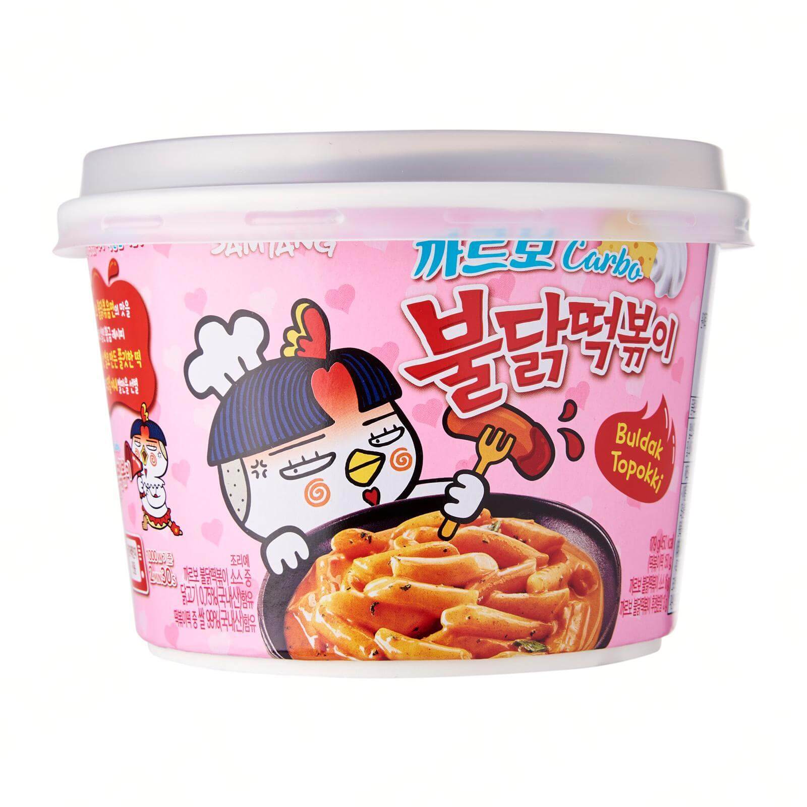 Samyang Hot Chicken Flavor Carbo Topokki 179g