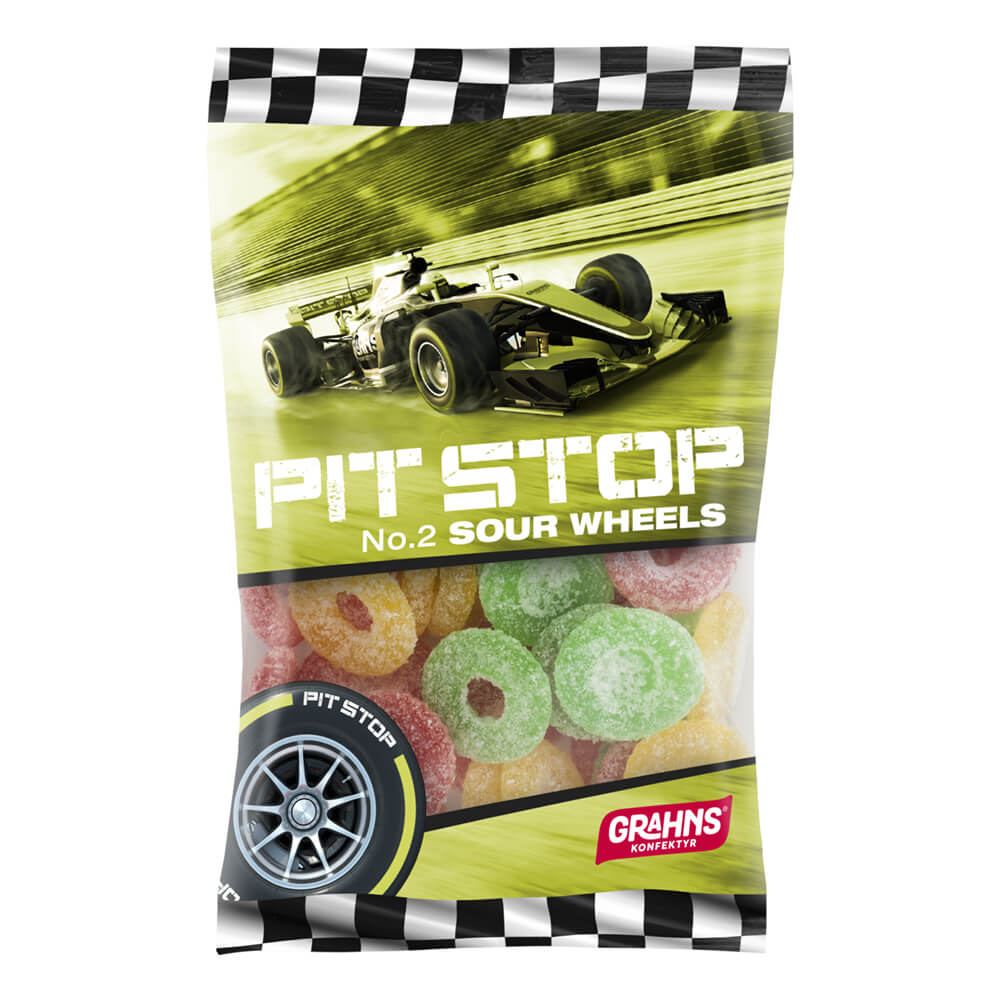 Pit Stop Sour Wheels 120g