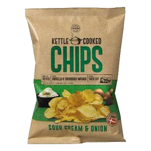 Kettle Cooked Sourcream & Onion Chips 150g(BF:2025-02-27)