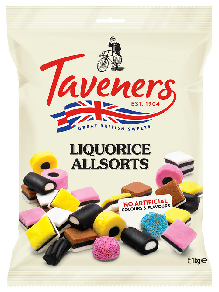 Taveners Lakritskonfekt 900g