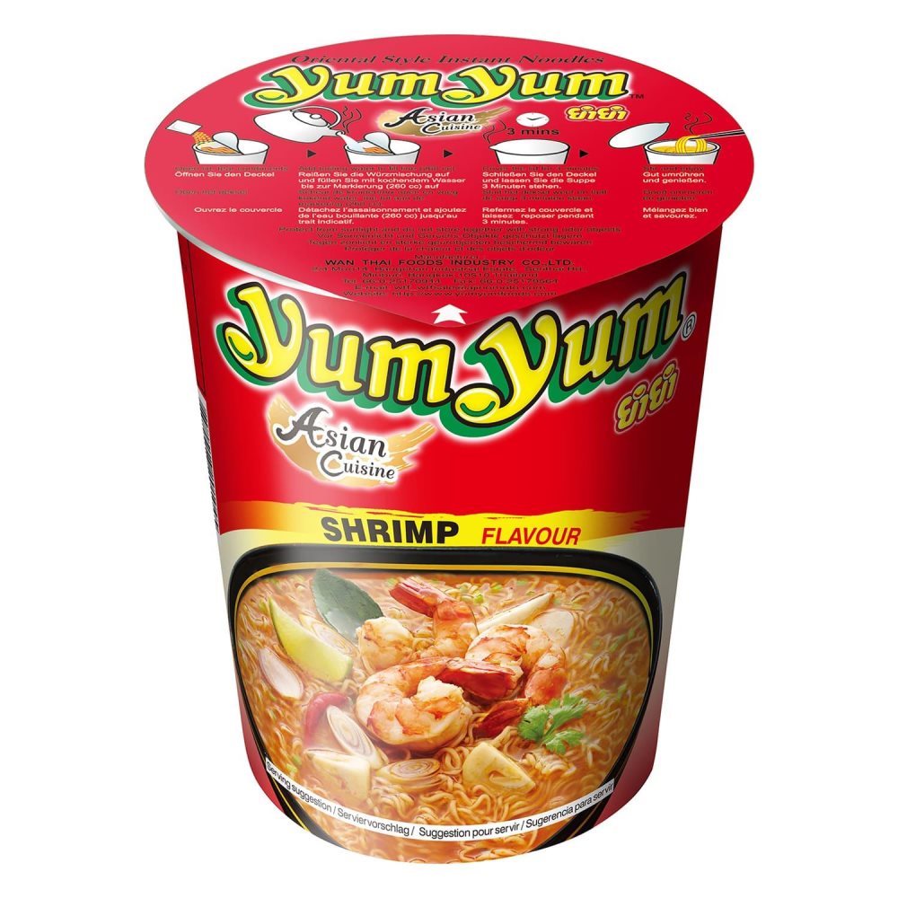 Yum Yum Instant Noodle Cup Shrimp Flavour 70g