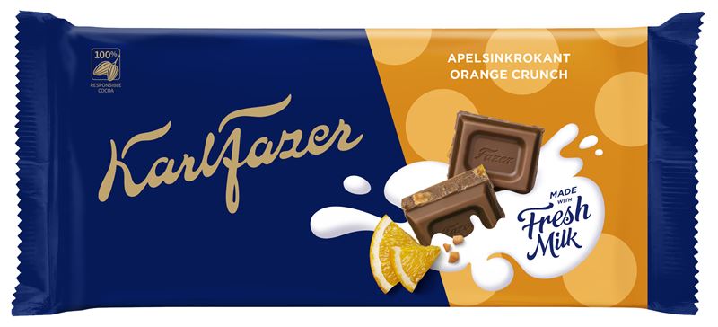 Karl Fazer Apelsinkrokant 145g