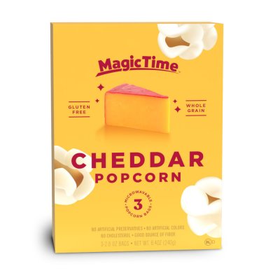 Magic Time Popcorn Yellow Cheddar 240g Coopers Candy