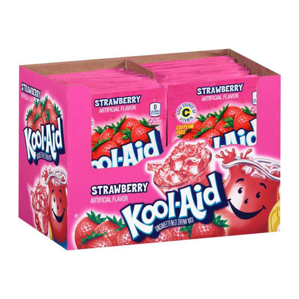 Kool-Aid Soft Drink Mix - Strawberry x 48st