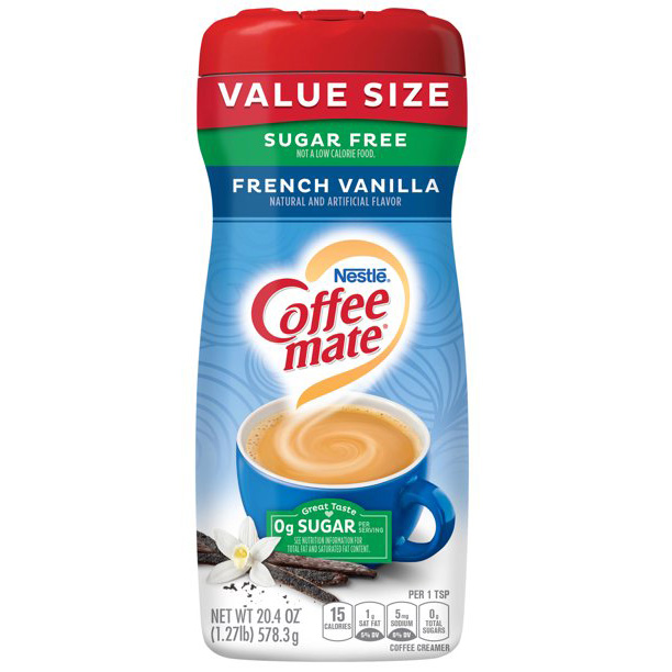 Coffee-Mate Sugar Free French Vanilla 578g