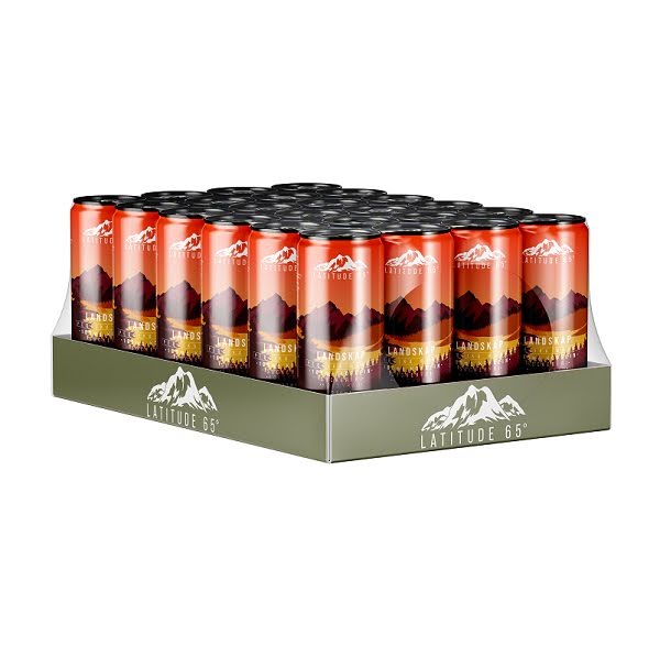 Latitude 65 Midnattssol - Blodapelsin 33cl x 24st