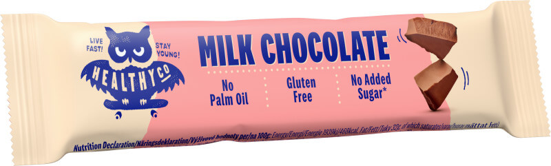 HealthyCo Milk Chocolate Bar 30g