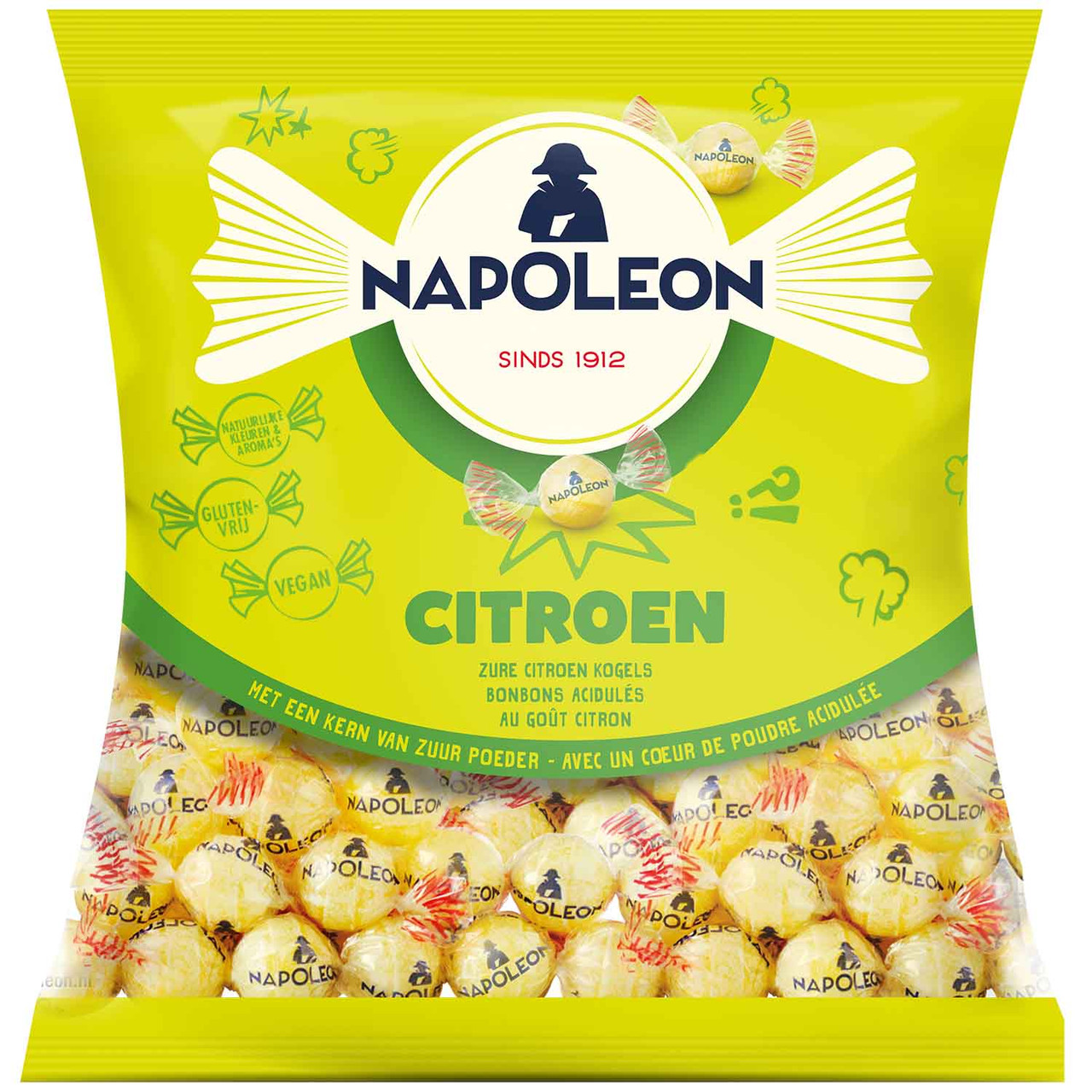 Napoleon Kanonkulor Sitron 1kg