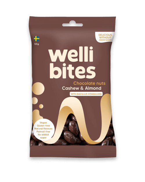 Wellibites Chocolate Nuts 50g