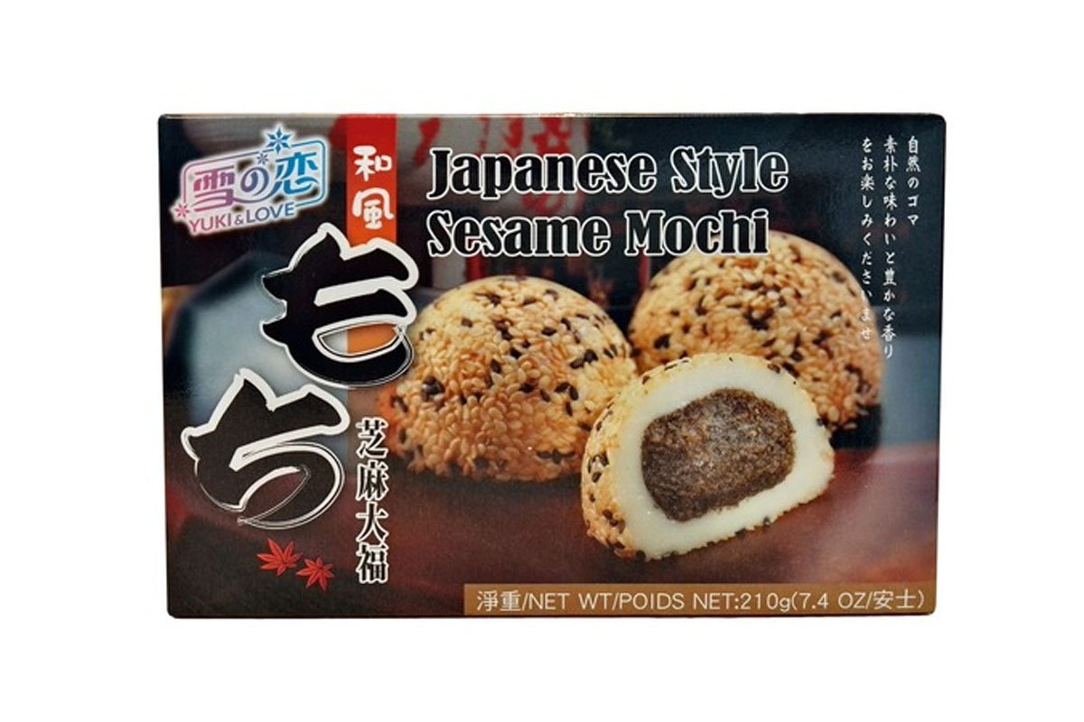 Yuki & Love Mochi Sesame 210g