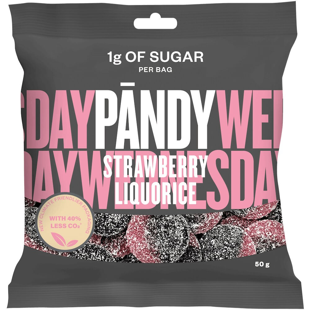 Pandy Candy Strawberry/Liquorice By Klara 50g