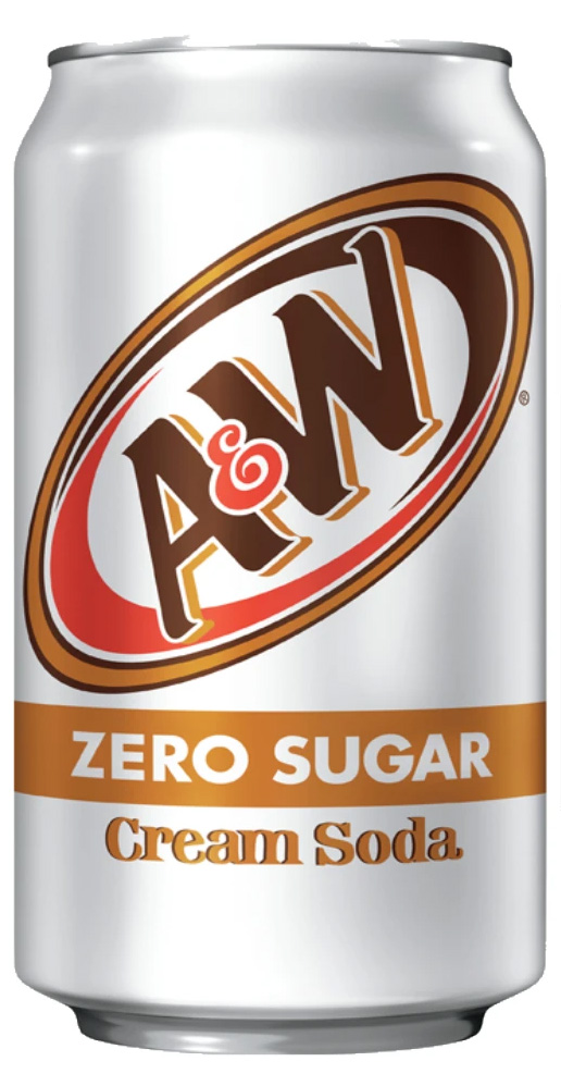 A&W Cream Soda Zero Sugar 355ml