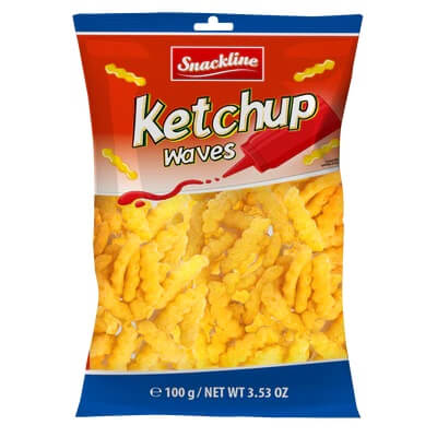 Snackline Ketchup Waves 100g Coopers Candy