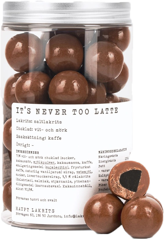 Haupt Lakrits - Its Never Too Latte 250g(BF:2024-07-18)