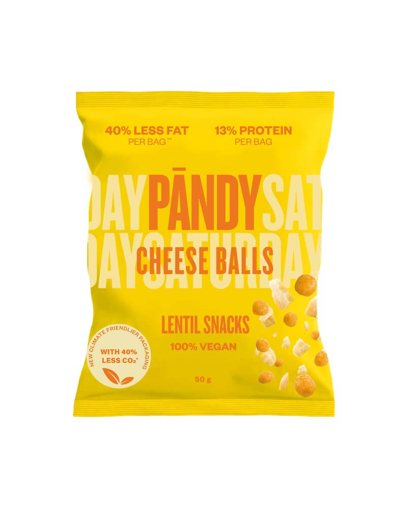 Pandy Lentil Snacks Cheese Balls 50g