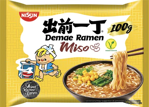 Nissin Demae Ramen Miso Flavour 100g Coopers Candy
