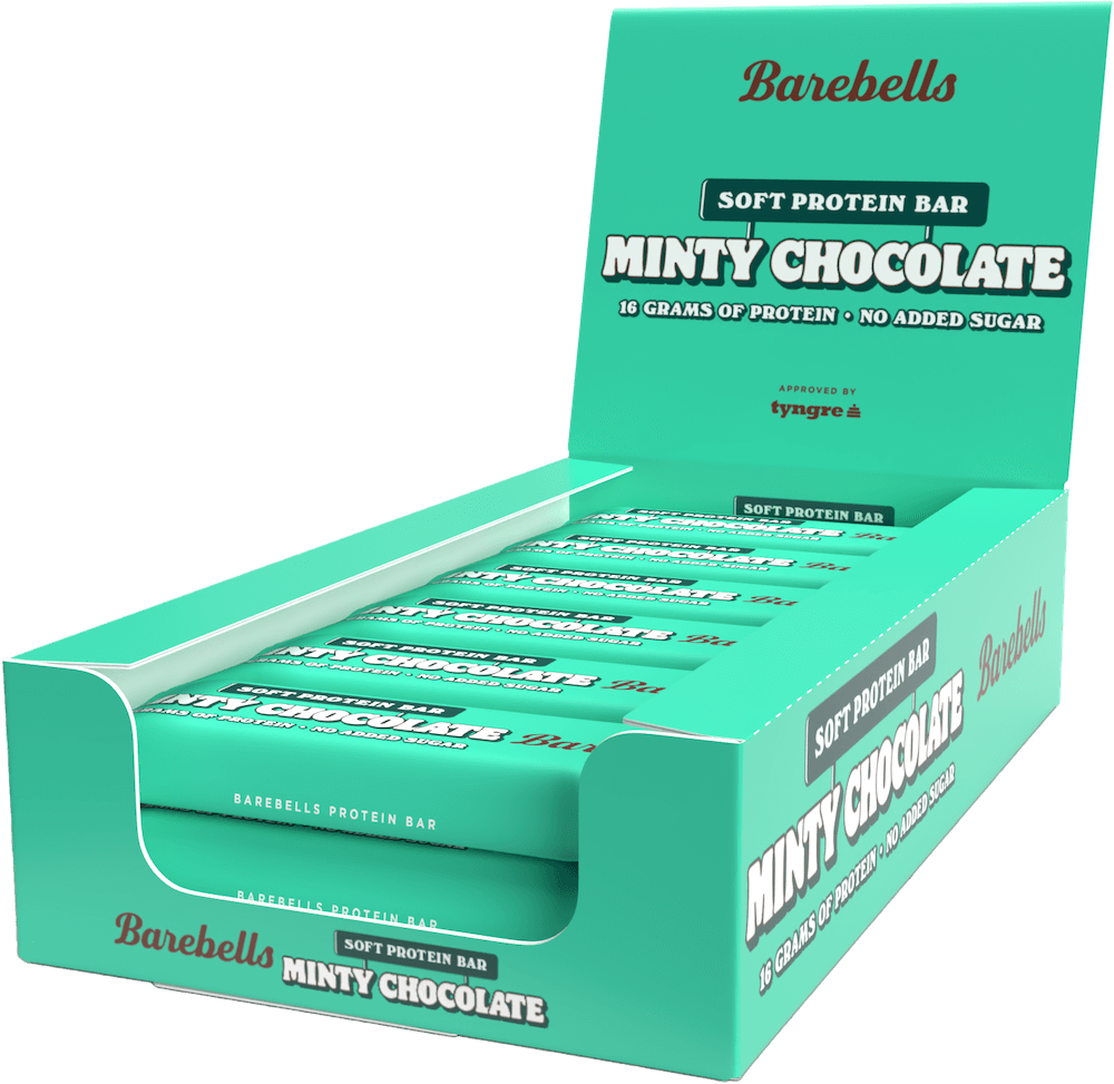 Barebells Soft Protein Bar - Minty Chocolate 55g x 12st
