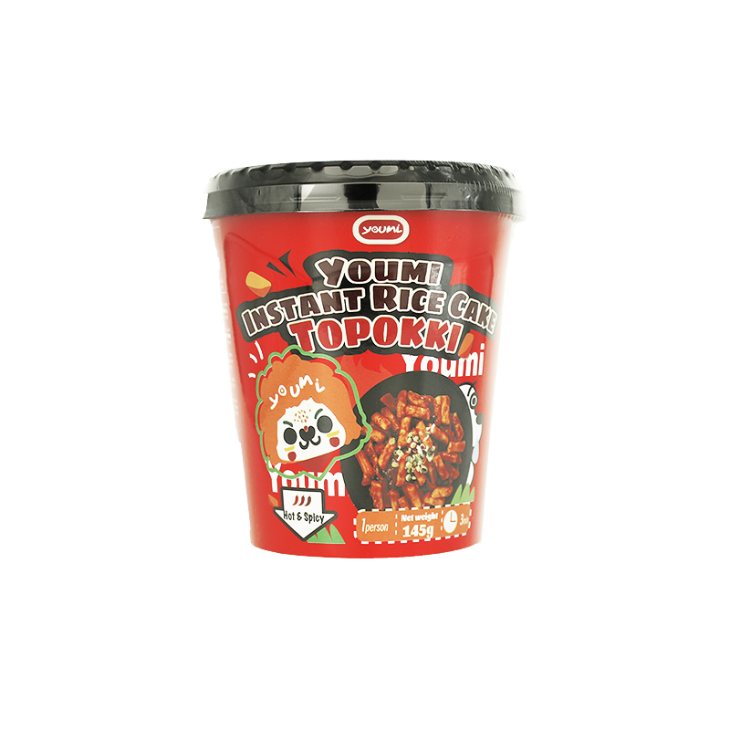Youmi Rice Cake Topokki Cup - Hot Flavour 145g