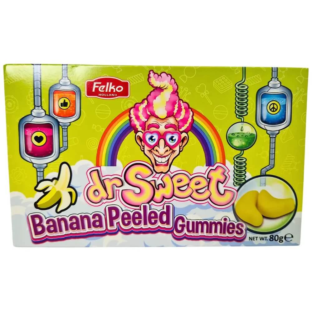 Dr Sweet Peeled Banana Gummies 80g