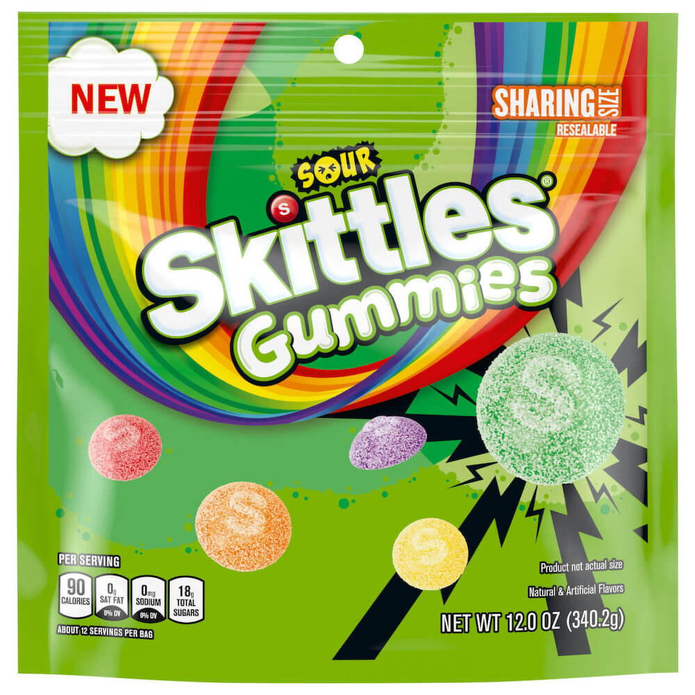 Skittles Gummies Sour 340g(BF:2024-08-31)