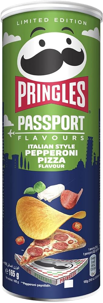 Pringles Passport Italian Style Pepperoni Pizza 165g