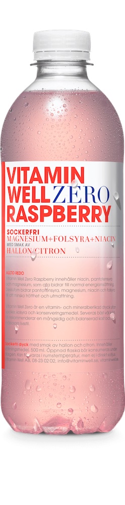 Vitamin Well ZERO Raspberry 50cl(BF:2024-12-01)