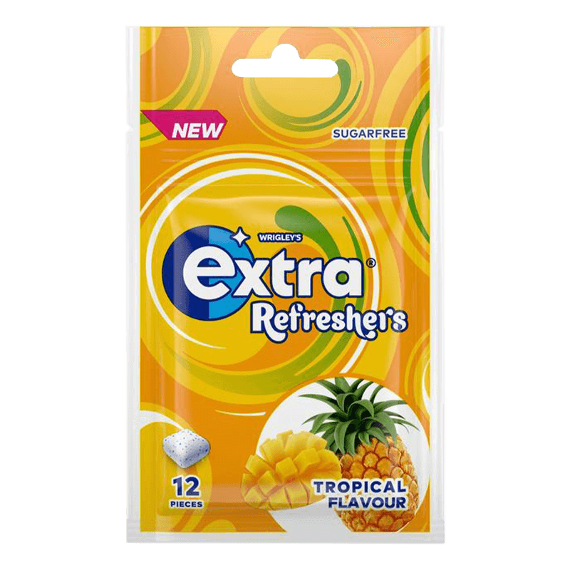 Wrigleys Extra Refreshers Tropical Flavour 26g