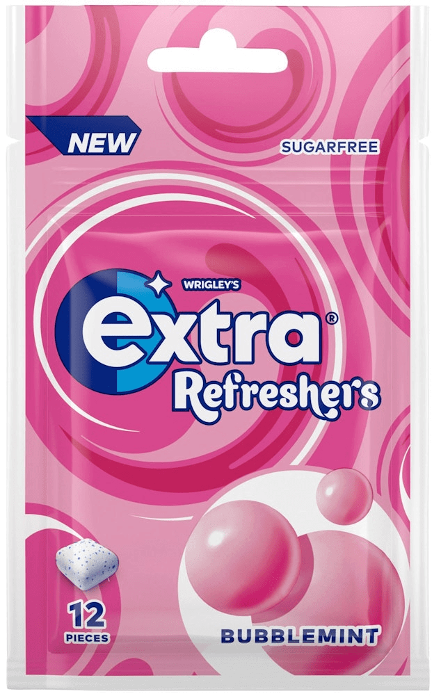 Extra Refreshers Bubblemint 26g