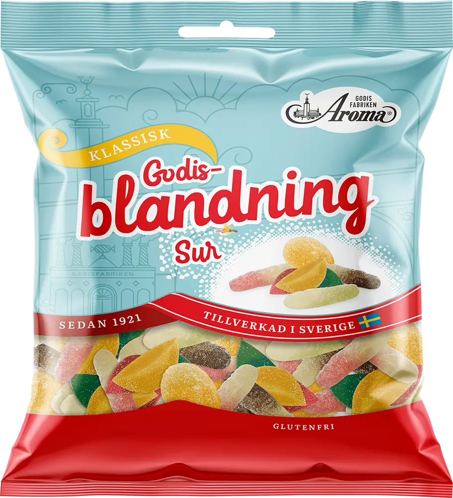 Aroma Godteriblanding Sur 115g