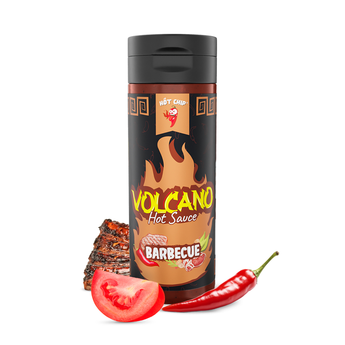 Hot Chip Volcano Hot Sauce Barbecue 270ml