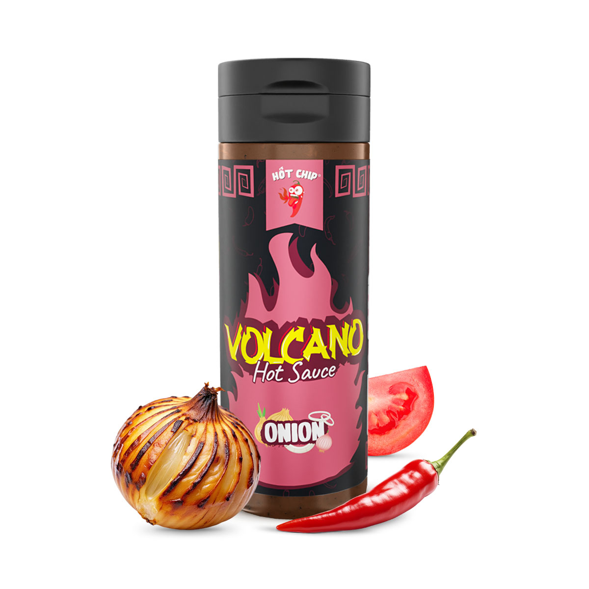 Hot Chip Volcano Hot Sauce Onion 270ml