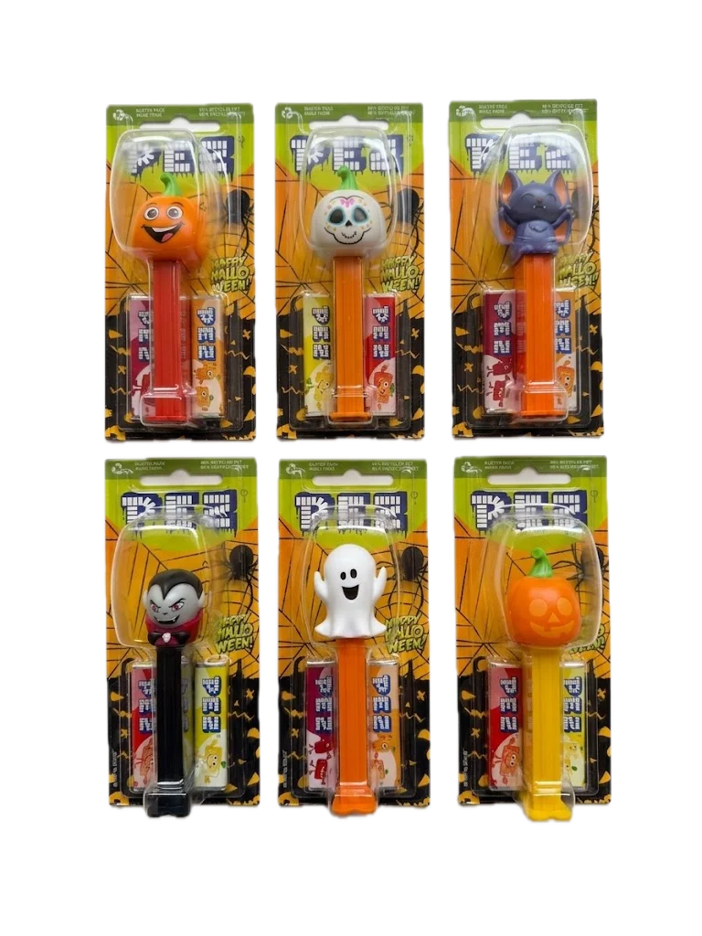 PEZ Spooky Figurer 17g + 2 refill (1st)